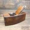 Vintage C. Childs Beechwood Coffin Shaped Smoothing Plane - Lapped Flat
