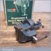 Vintage Rabone Chesterman 3” Jaws Swivelling Engineers Vice Clamps