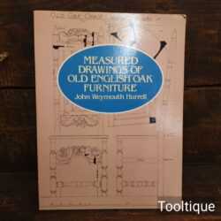 Vintage Measured Drawings of Old English Oak Furniture Book by John Weymouth Hurrell