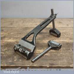Vintage 9” long Cast Aluminium Honing Guide With Spare Back Wheel