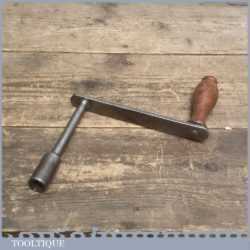 Vintage ½” Winding Key Handle For Victorian / Edwardian Table - Extending