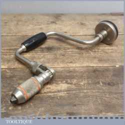 Vintage Stanley No 73 Wooden Handles Brace With 10” Sweep