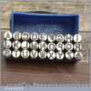 Vintage Imperial Steel Marking Letter Stamps In Original Box
