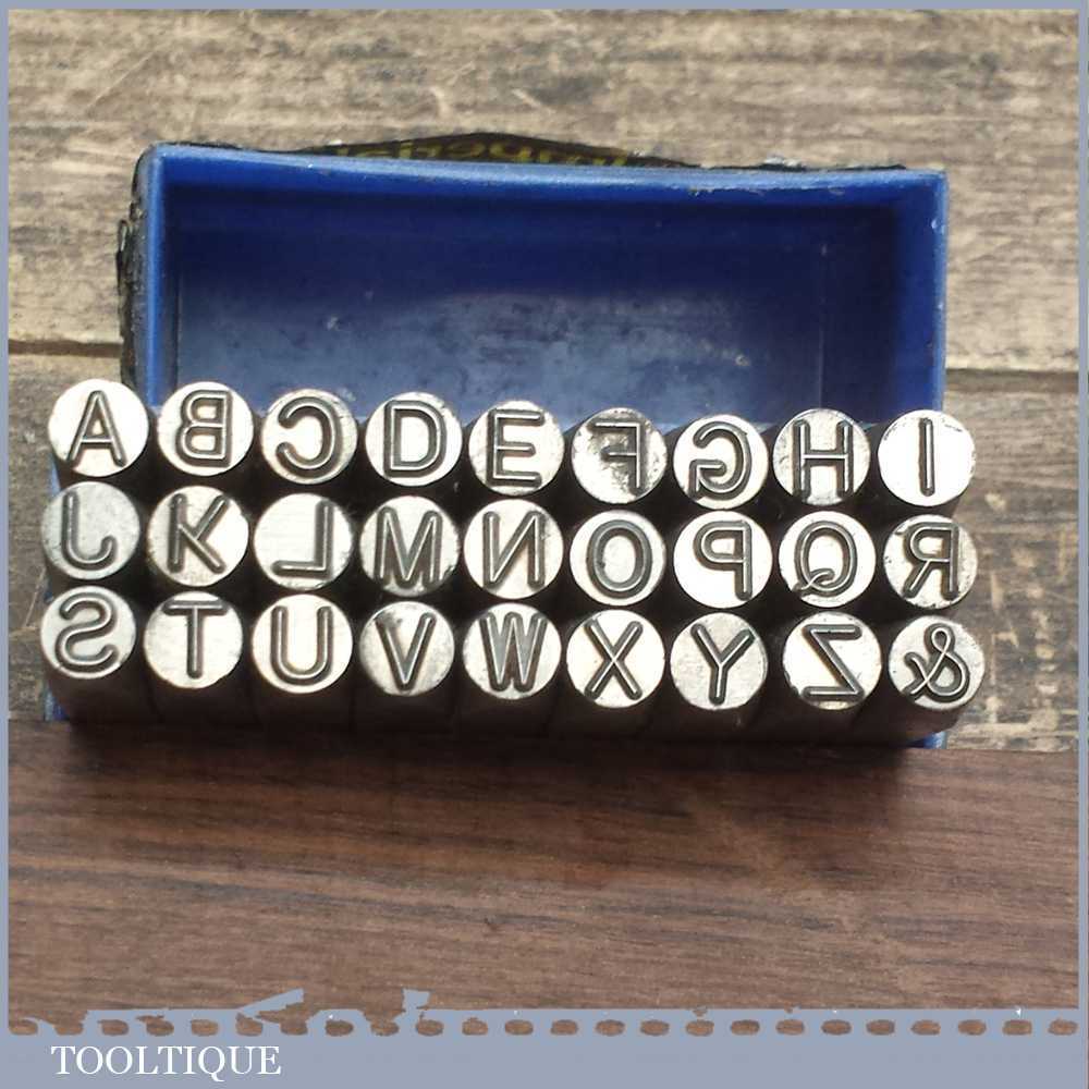 Vintage Imperial Steel Marking Letter Stamps In Original Box | Tooltique