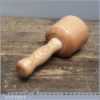 Beech Woodcarving Mallet With 4” wide Head And Ash Handle - Unused