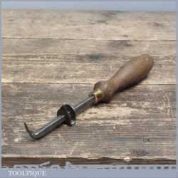 Vintage Wooden Handled Can Opener With Adjusting Blade