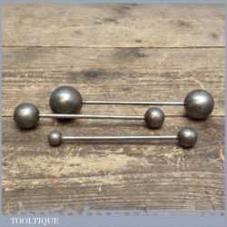 3 Vintage Patternmakers Wax Fillet Rubber Tools - Different Sizes