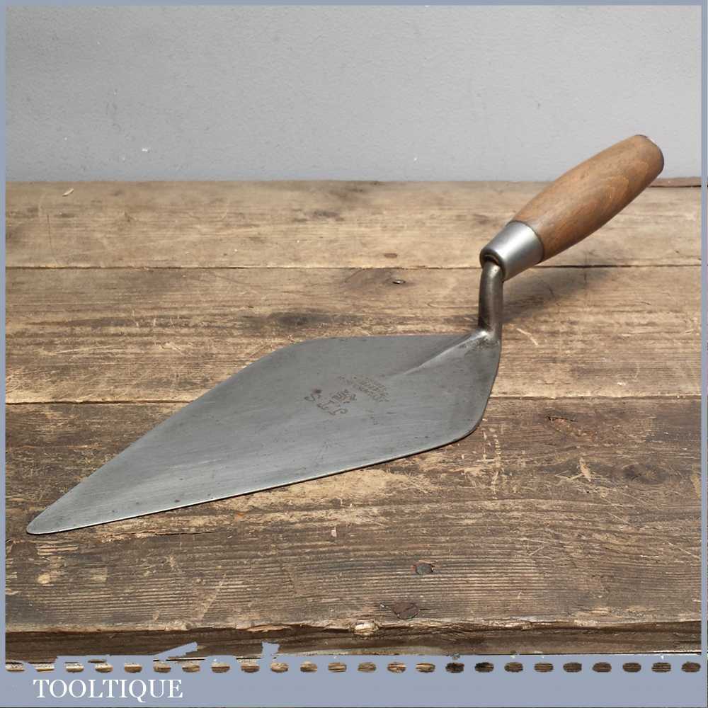 Vintage J T Tyzack & Sons 10” Bricklayers Trowel Good Condition