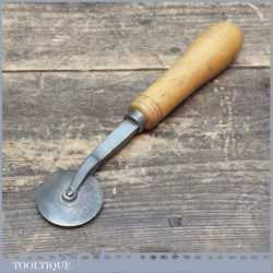 Vintage Leatherworking Wheel Tool - Good Condition