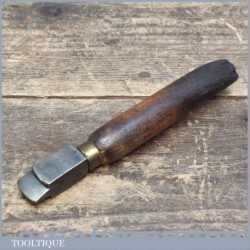 Vintage leather Working No.7 Double Pump Iron Tool AL Mark - Good Condition