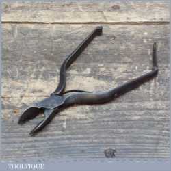 Vintage Pair Leatherworking Spring Loaded Side Cutters - Trimming Tail Ends