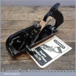 Vintage Record No: 078 Duplex Rabbet Plane In Good Original Condition