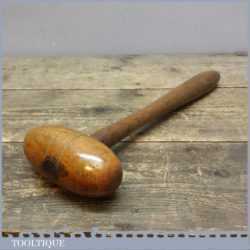 Vintage Boxwood Metal Workers Bossing Mallet - Good Condition