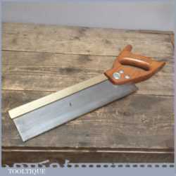 Vintage Spear And Jackson 12” Brass Back Tenon Saw - Sharpened