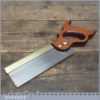 Vintage E.T Roberts & Lee 8” Fine Dovetail Saw - Sharp And Straight