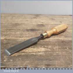 Vintage I SORBY 1 ¼” Firmer Chisel With Boxwood London Pattern Handle