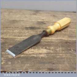 Vintage I SORBY 1 ½” Firmer Chisel With Boxwood London Pattern Handle