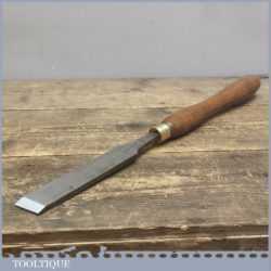 Vintage 1 7/32” John Bull Hearnshaw Bros Woodturning skew chisel - 18 1/2” Long