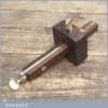 Vintage Rosewood And Brass Mortice Gauge - Good Condition