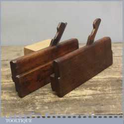 Antique Pair Of Gabriel Tongue & Groove Moulding Planes C 1814-16
