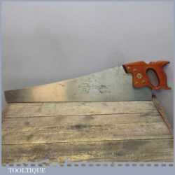 Vintage 26” Philadelphia Disston D8 Cross Cut Saw - Good Un-Cleaned Condition