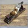 Antique 13 ½” Spiers Of Ayr Dovetailed & Rosewood Infill Panel Plane