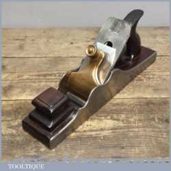 Antique 13 ½” Spiers Of Ayr Dovetailed & Rosewood Infill Panel Plane