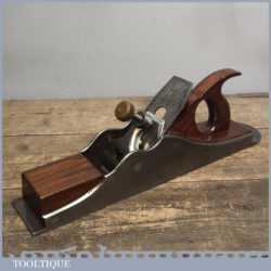 Antique 17 ½” long Scottish Infill Plane With Cast Steel Lever Cap Brass Screw