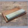 Good Double Sided India Oil Stone In Emir Box - Good Condition