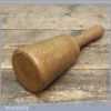Vintage Oak Woodcarving Mallet Measuring Approx 10 Inches Long