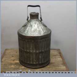 Rare Vintage Shell Mex BP Oil Or Petrol Can - 5 Gallon Unusual Shape