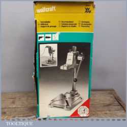 Little Used Wolfcraft Heavy Duty Drill Stand With Cast Iron Base Plate