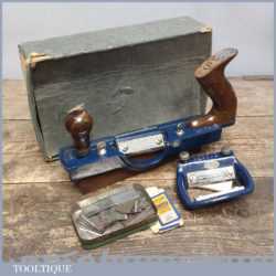 Vintage Boxed Record No: 735 Fibreboard Plane With Grooving Attachment