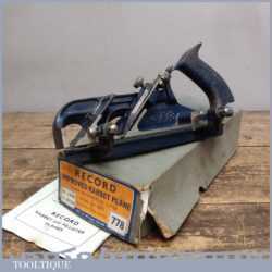 Vintage Record No: 778 Rabbet And Fillister Plane - Good Condition