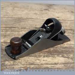 Vintage Stanley USA No: 220 Block Plane With Screw Depth Adjuster - Fully Refurbished