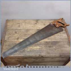 Vintage Patented Sharp Greenwood Handsaw
