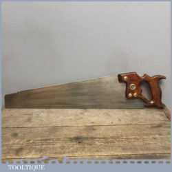 Vintage Spear And Jackson Of Sheffield 20 ½” Cross Cut Saw - 9 TPI