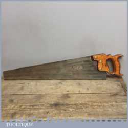 Vintage Cross Cut Handsaw Etched Marked Economy - Made In The USA