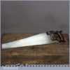 Vintage 20” Philadelphia Henry Disston D7 1928-55 Cross Cut Panel Handsaw