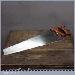 Vintage E T Roberts & Lee 23 ½” Cross Cut Handsaw 7 TPI - Good Condition