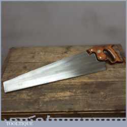 Vintage 19 ½” Warranted Superior Cross Cut Saw 10 TPI - Sharpened