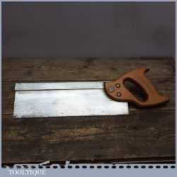 Vintage Spear and Jackson 12” Steel Back Tenon Saw 12 TPI - Sharpened