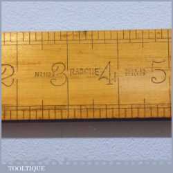 Rare J. Rabone & Sons No. 1136 Glazier's Ruler - 1878 to 1892