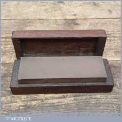 Vintage 6” x 2” Medium Grit Oil Stone Or Sharpening Stone