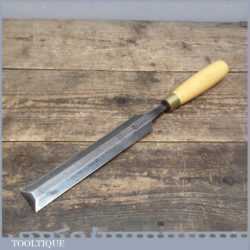 Vintage I Sorby Forged Cast Steel 1 ½” Bevel Edge Paring Chisel - Boxwood Handle