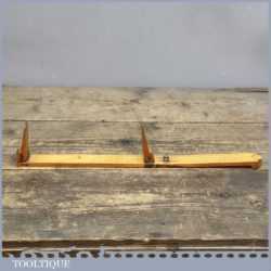 Vintage Cobblers Ullathorne & Co Folding Boxwood Shoe Slide Measuring Ruler