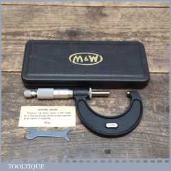 Vintage Moore & Wright No: 966 Precision Engineering 1-2 inch Micrometer- Original Box