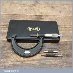 Vintage Moore & Wright No: 966 Precision Engineering 2-3 inch Micrometer- Original Box