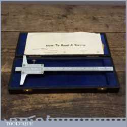 Vintage Rabone Chesterman No: 1981 Vernier Depth Gauge - Original Box (Copy)