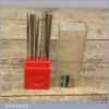 11 Vintage Genuine Stubs Modelling Woodworking Jewellery Needle Files